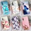 For Huawei Nova 7 8  9 10 2 3 4 5 6 Pro SE Y70+ Plus Case Flower Butterfly Soft Silicone TPU Matte Cover Transparent Shockproof For Huawei Bumper