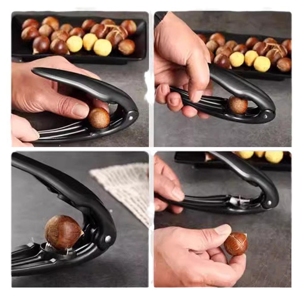 Portable Chestnut Cracker Tool Chestnut Peeler Nut Cutter Chestnut Opener Kitchen Tool for Walnuts Chestnuts Nuts