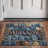 Pattern Welcome Door Mat Anti Slip Floor Mat Indoor and Outdoor Entrance Carpet Home Decoration Skid Resistant Carpet