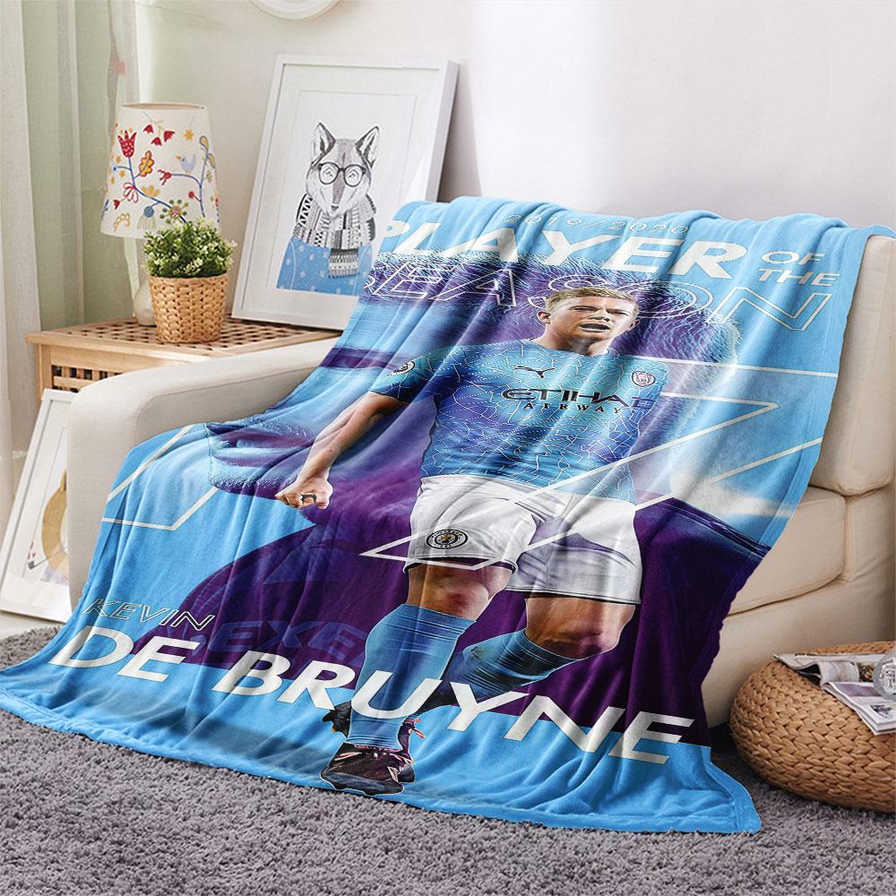 KDB Midfield Legend Blanket, High quality Comfortable for All Seasons, Home Decor, Warmth and Comfort
