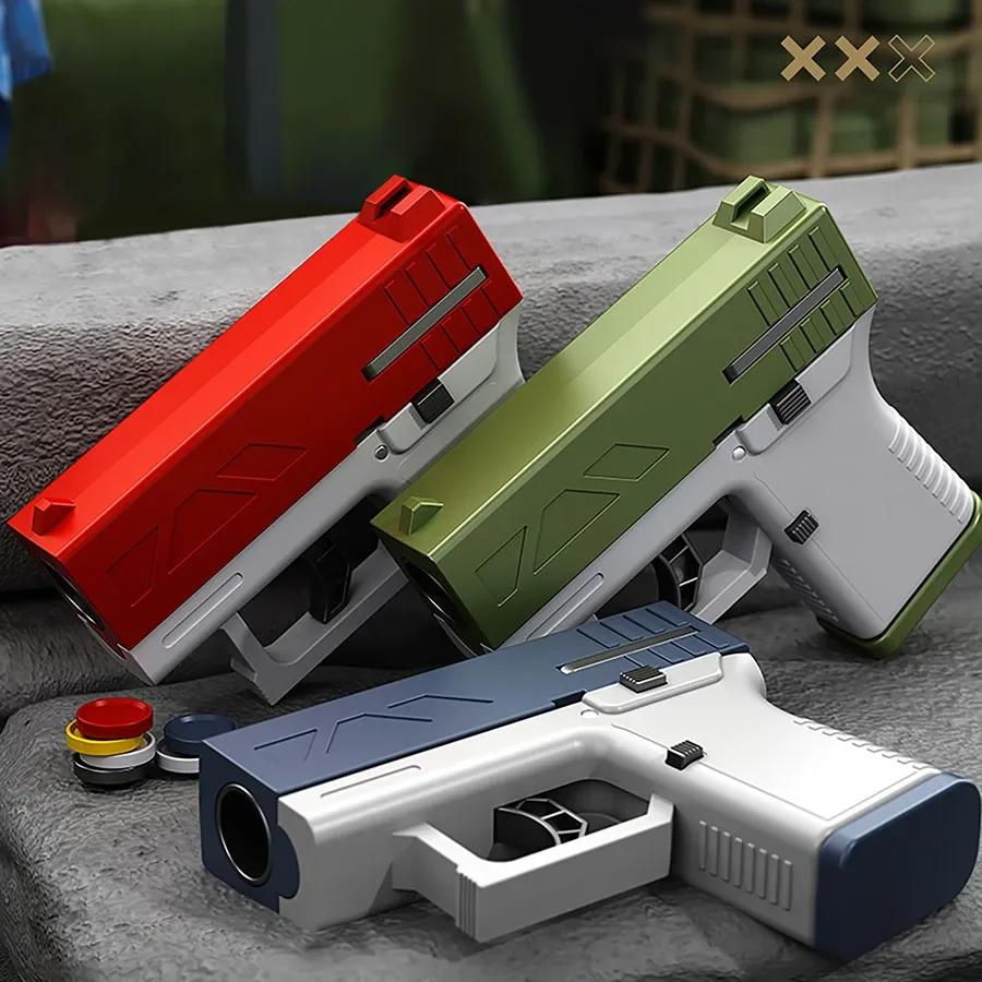 Детский самодельный фрисби-пистолет Tactical Master Cool launcher 3D-печатный фрисби-пистолет для непрерывной стрельбы на большие расстояния из игрушечного уличного пистолета
