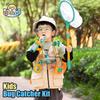 Non-Toxic Outdoor Explorer Set Bug Catcher Kit With Binoculars Magnifying Glass Critter Case Butterfly Net Toy For Kid Gift Camping Hiking
