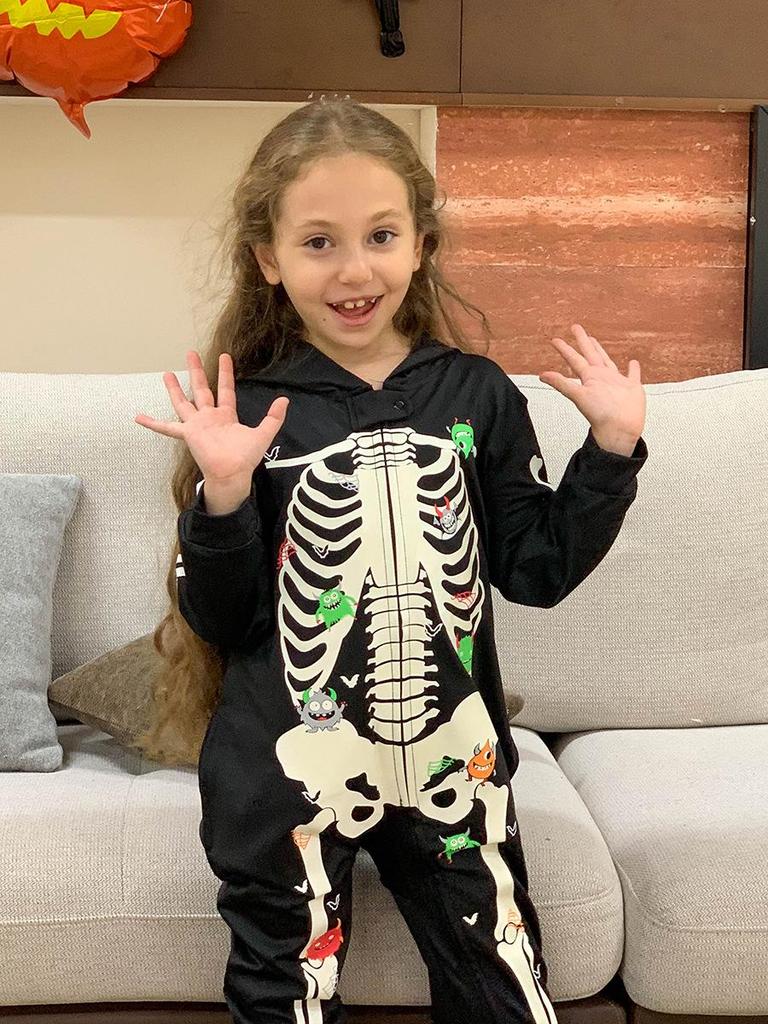 2025 Autumn/Winter Luminous Halloween Onesie Pajamas for Kids & Family