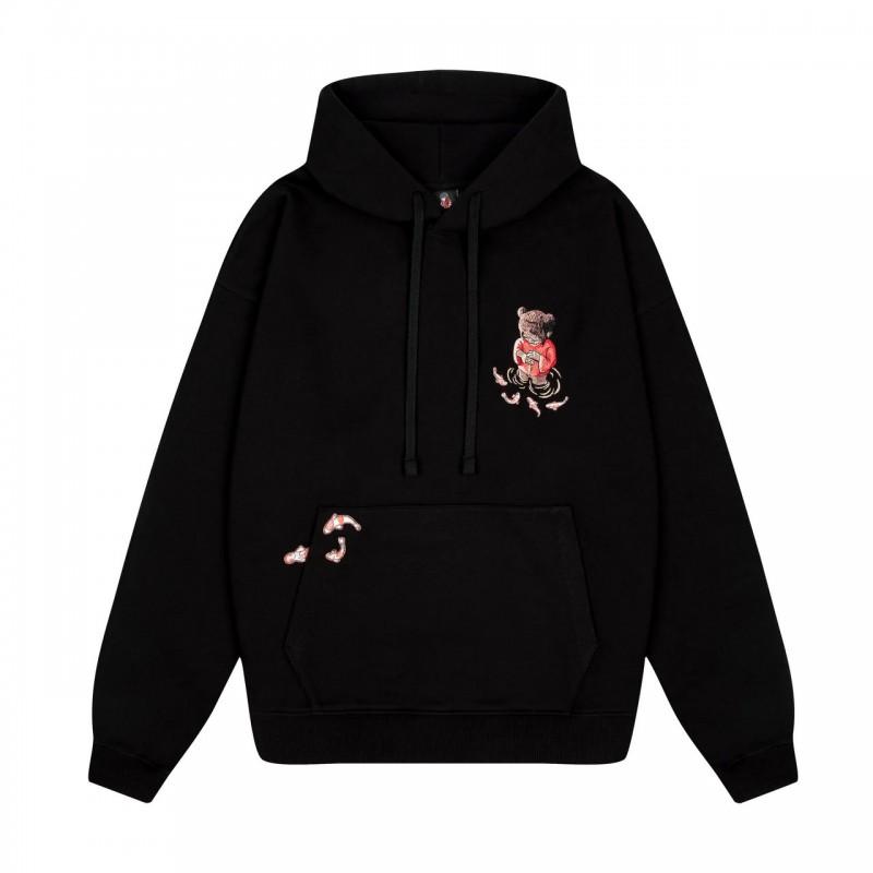 Mens Oversized Hooded Sweatshirt Jogger Set With Embroidered Design Cotton Streetwear Outfit Fall