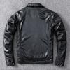 The Top Layer Is Delicate Sheepskin Genuine Leather Jacket for Men