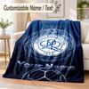 Custom Text Flannel Blanket Queens Park Rangers FC Print Warm Cozy Blanket Home Sofa Bedding