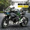 1:12 Kawasaki Ducati Alloy Motorcycle Toy with Sound, Light, and Sliding Motion