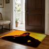 OOg Buda Russia Rapper Floor Mat Soft Flannel Absorbent Mat Non-Slip Rug Home Bedroom Bathroom