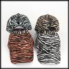 Zebra Pattern Animal CA550 [White Fang] Hat, Design, Stylish, Men's, Women's, (Red)
