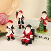 Resin Material Micro Landscape Christmas Mini Statue Doll New Miniatures Model Holiday Display