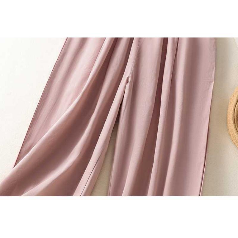 Women's Denim Look Cotton Trousers