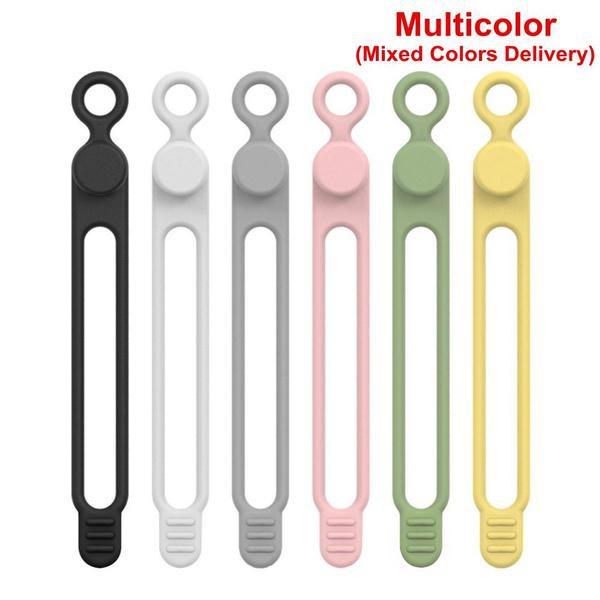 10/20/30 шт., устройство для хранения кабеля для мобильного телефона, зажим для наушников, зарядное устройство, органайзер для управления шнуром, многофункциональный силиконовый фиксатор шнура, держатель