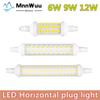 R7S LED 118mm 78mm Dimmirlanadigan 2835 SMD Lampochka Shisha Naycha 10W 15W Galogen Lampani Almashtirish Yoritgich AC 220V 230V R7S Proyektor