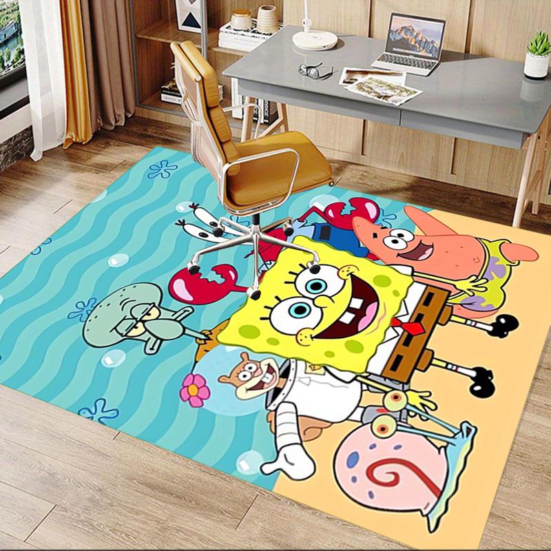 Spongebob Friends Carpet For Playroom Bedroom Living Room Sofa Home Decorkids Game Area Rug Nonslip Floor Mat