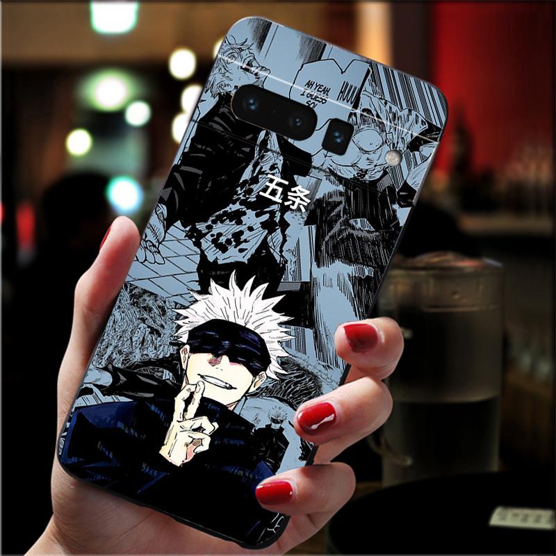 Чехол для телефона Google Pixel 10 Pro XL 9 Pro XL 9A 8 7 6 Pro Pixel 8A 7A 6A Pixel 8 7 6 5 Аниме Jujutsu Kaisen Годжо