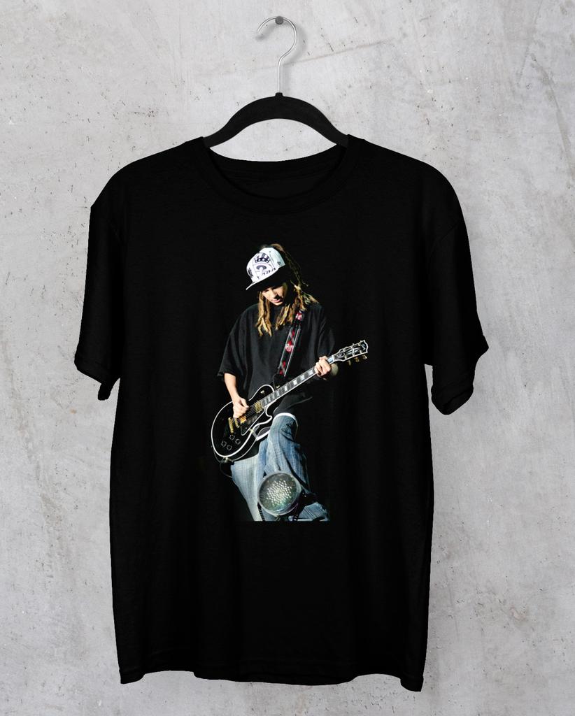 Том Каулитц Tokio Hotel Футболка с концерта Черная с коротким рукавом S до 5XL Kh1716