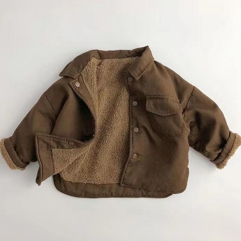 Boy Jackets Fleece Kids Coats Fashion Children Outerwear Winter Autumn