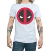 Marvel Мужская футболка Deadpool с большим чистым логотипом
