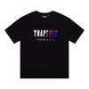 Cross-border new graffiti letter printing European and American street trendy brands loose and versatile casual men's and women's short-sleeved round