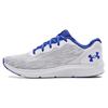 UA Shadow Round Toe Lace-Up Mesh Low-Top Running Shoes Men Sneakers White Blue 3024137-103