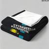 Kazakhstan Print Flannel Blanket High Quality Warm Comfortable Cover for All Seasons Perfect for Gifts Home Decor