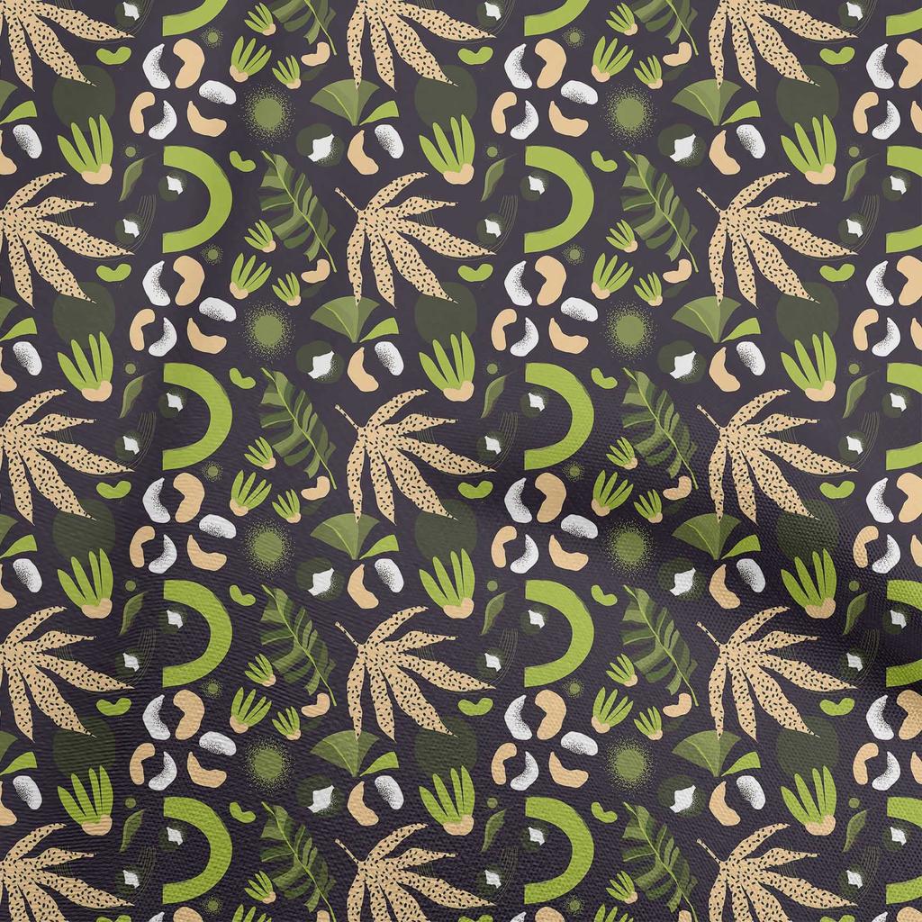 oneOone Ткань Cotton Flex Blueish Violet, тропическая абстрактная ткань для платья, ткань с принтом, от The Yard, 40 дюймов