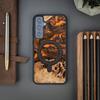 Bewood Unique case for Samsung Galaxy S23 FE - Orange with MagSafe