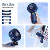Cross-border N15 USB Rechargeable Foldable Handheld Fan with Digital Display & Aromatherapy
