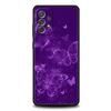 Арт Чехол-бабочка фиолетового цвета для Samsung Galaxy A55 A35 A15 A14 A13 A25 A54 A51 A71 A72 A73 A32 A52 A41 5G Мягкий TPU Чехол-сумка