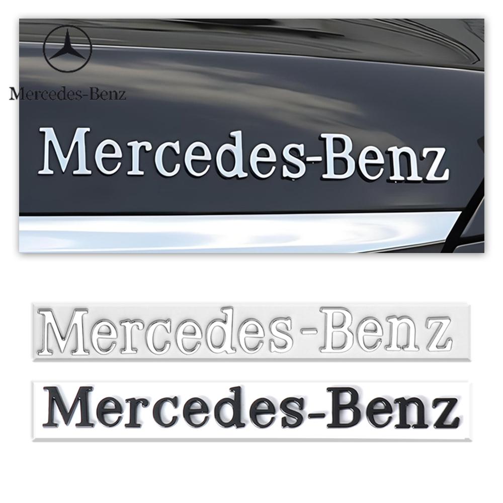 UHLGY1 New Hot 2026 3D Car Rear Trunk ABS Badge Sticker Decoration Auto Refit Accessories for Mercedes Benz AMG W211 W212 W213 Smart Fo