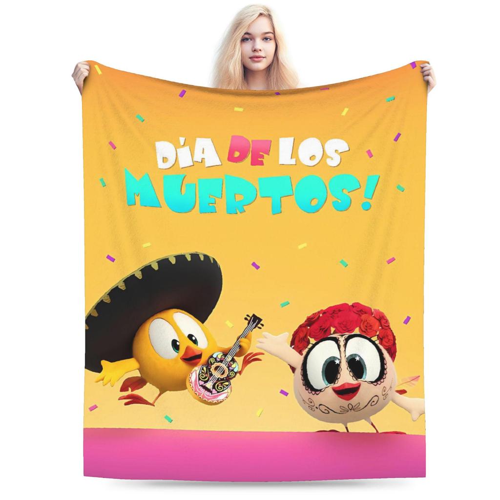 Where's Chicky Blanket Quality Warm Throw Blanket Winter Girls Boys Home Decor Pattern Bedspread