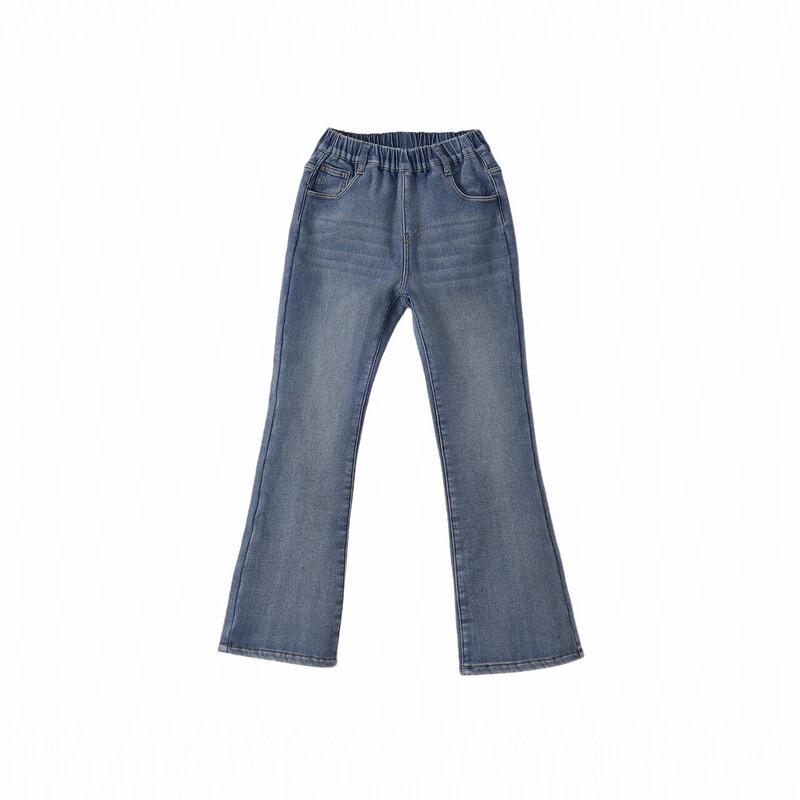 Deesha Girls' Fleece-Lined Flared Jeans