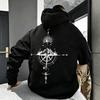 Men's Sweatshirt Fashion  Print Hoodie Adult Casual Sports Top Autumn and Winter Outdoor Harajuku Hooded Men and Women Clo