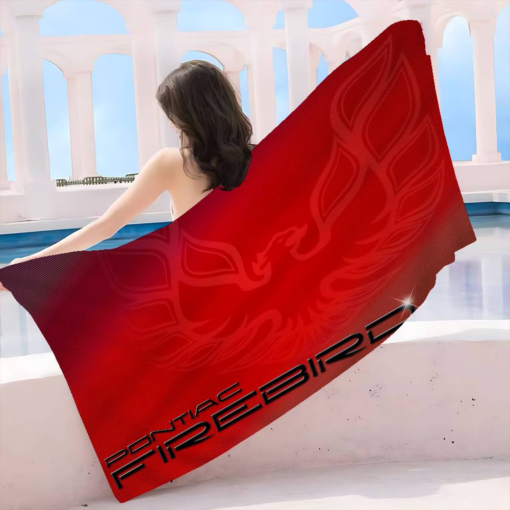 Pontiac Firebird Trans Big Microfiber Beach Towels Quick Dry Towel Sand Beach Towels Pool Towel for Travel Swim Pool Yoga