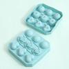 Silicone Molds Ice Cube Tray With Lid Rose Flower Heart Shape Reusable Ice Mold Bar Kitchen Accessories Ice Cream Maker Tool