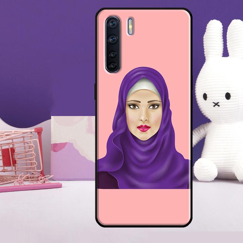 Мусульманский Исламский Арабский Хиджаб Чехол для Девушки Для Oppo A5 Pro A15 A17 A57 A77 A18 A38 A58 A78 A98 A94 A74 A54 A40 A60 A80 A16 A76 A96