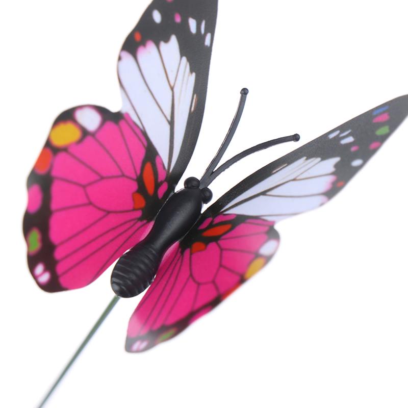 10 шт. Бабочки Садовый Двор Горшки для Растений Цветные Уличные Украшения Цветочные Горшки Декор