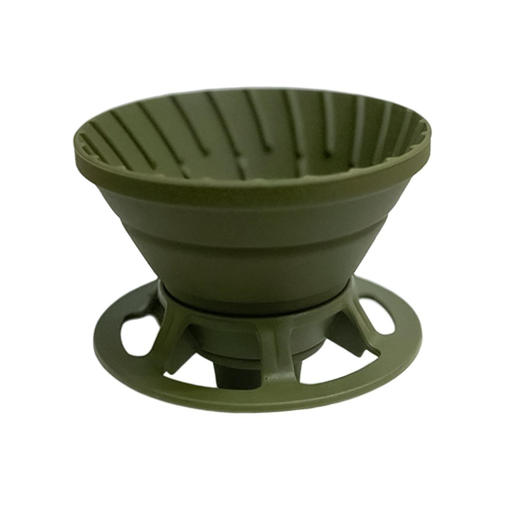 Coffee Dripper Filter Cone Filter Holder Foldable Service for 1 to 2 Cups Coffee