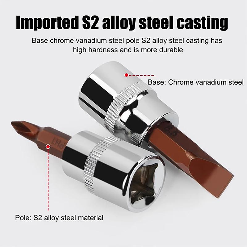 3/8-дюймовые головки с битами Torx T20/30/40/45/50/55/60 S2 сталь длина 48 мм серебристый тон ручной инструмент для самостоятельного ремонта автомобилей