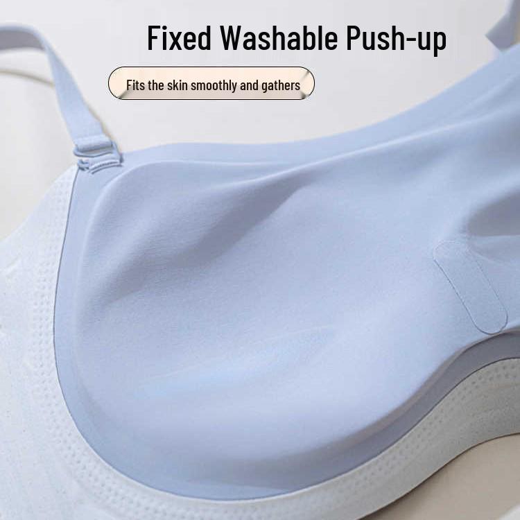 Seamless Push-Up Strapless Bandeau Bra for Women - Anti-Slip, Non-Drop, Backless Design, Enhances Small Chest