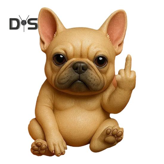 Средний палец животного орнамент синтетическая смола статуя реалистичный дизайн скульптура смешной юмористический домашний декор