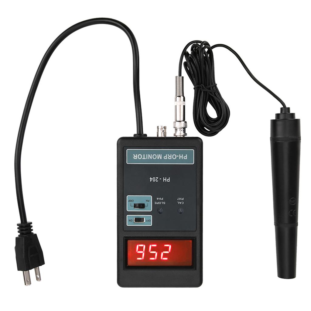 Digital LED Display PH ORP Temperature Control Monitor Meter Tester Monitoring EquipmentUS Plug 110V