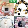 Adjustable Balloon Arch Stand Set with Heavy Water Fillable Base for Wedding Baby Shower Birthday Party Decoration