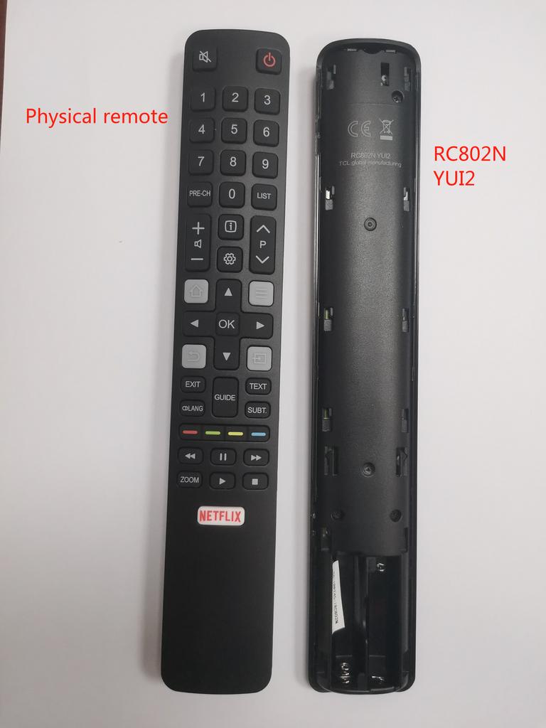 RC802N YUI2 TCL Новый оригинальный пульт дистанционного управления для телевизора 32S6000S 40S6000FS 55UC6406 65UC6596 55US6106 43US6016 55X9006 U65X9006