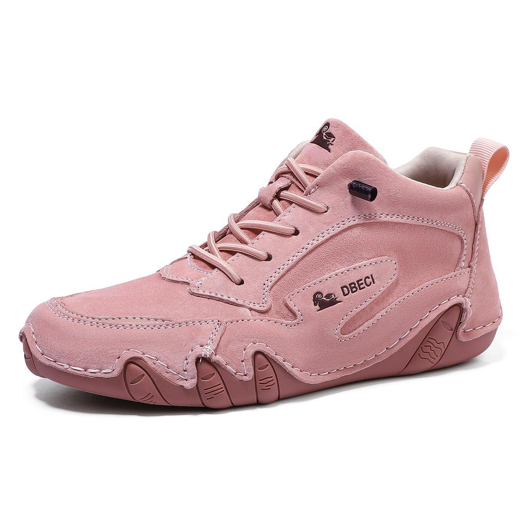 Women's High-top Boots High Quality Cowhide Casual Boots Handmade Leather Boots for Women Ankle Boot Luxury Sneakers Botas Mujer