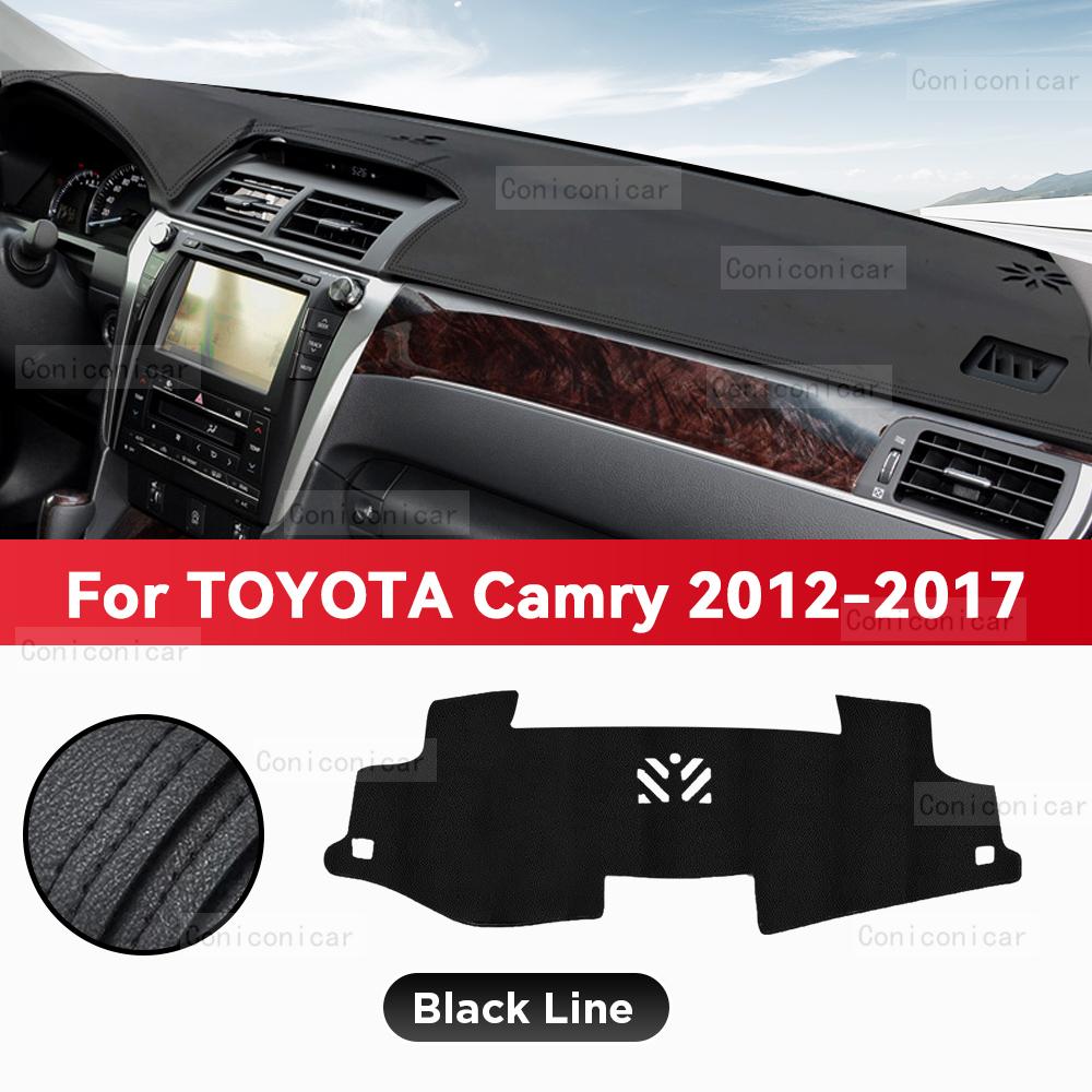 For TOYOTA Camry 2012-2017 Car Dashboard Cover Mat Sun Shade Pad Avoid Light Mat Instrument Carpet Protection Accessories