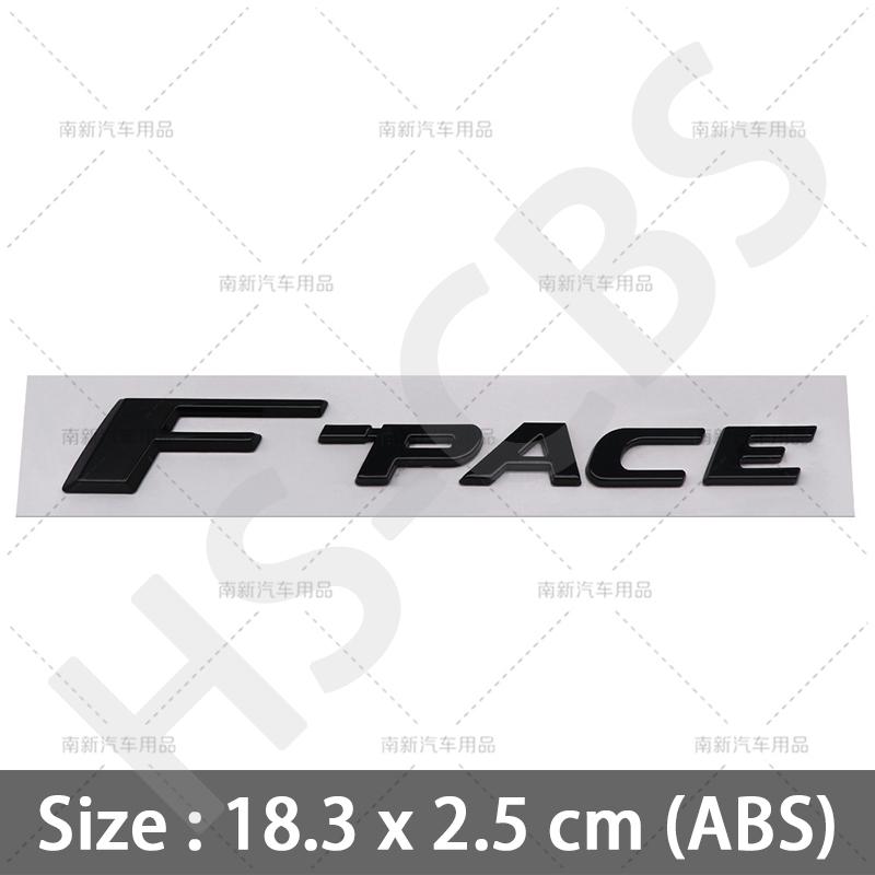 1 шт. 3D ABS E-pace F-Pace Буквы Логотип автомобиля F-type F E Type Pace Задний значок-эмблема на багажник Наклейки на крышку багажника Аксессуары для стайлинга автомобиля