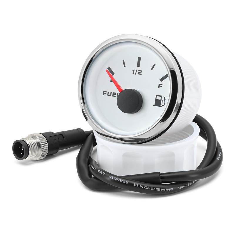 12V 24V NMEA 2000 2" 52mm Fuel Level Gauge PORT STBD Starboard NMEA2000 Car Boat Motorcycle Fuel Level Meter Gauge for Boat Yach