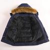 Winter Boys Padded Children's Children Hooded Velvet Thick Warm