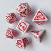 Многогранные игральные кости для TRPG DND RPG D20 D12 D10 D8 D6 D4 настольные игральные кости двухцветные развлекательные настольные игровые кости набор из 7 шт./лот